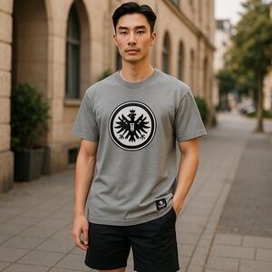 Grey Official T-Shirt of the German Soccer League    NWT    size Small